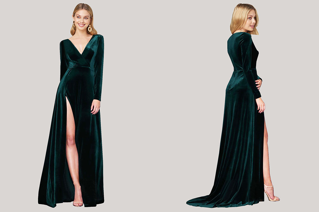 Velvet Bridesmaid Dresses UK