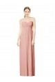 Long Chiffon Sweetheart Bridesmaid Dress with Twist Bodice UK