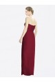 Strapless Sweetheart Long Chiffon Bridesmaid Dress UK