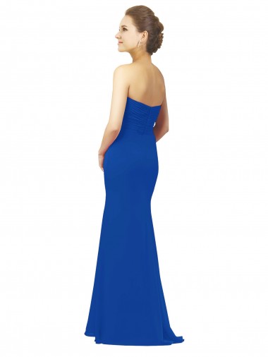 Elegant Chiffon Bridesmaid Dress with Matching Tie UK