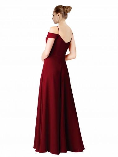 Chiffon with Beaded Embroidery Bridesmaid Dress UK