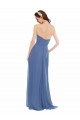 Classic Strapless Bridesmaids Dress with Draped Sweetheart Bodice and Side Slit UK