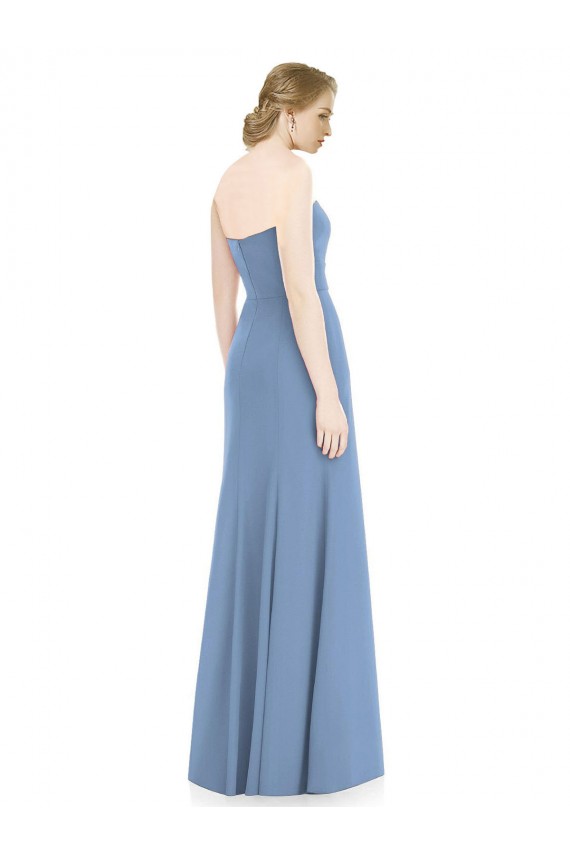 Draped Strapless Sweetheart Trumpet Chiffon Bridesmaid Dress UK