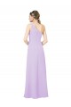 Grecian Inspired Simple One Shoulder Chiffon Formal Bridesmaid Dress with Ruching UK