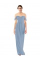 Sweetheart Neckline Chiffon Off-the-Shoulder Bridesmaid Dress UK