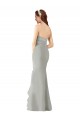 Strapless Chiffon Bridesmaids Dress with Sweetheart Neckline UK