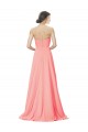 Strapless Chiffon Bridesmaid Dress with Ruched Sweetheart Neckline UK