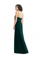 V-Neck Blouson Bodice Chiffon Maxi Bridesmaid Dress UK