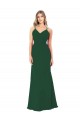 Criss Cross Strappy Chiffon Bridesmaid Dress UK
