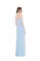 Strapless Sweetheart Maxi Bridesmaid Dress with Pleated Front Slit UK