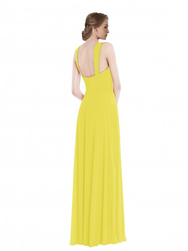 Wide Strap Sweetheart Maxi Bridesmaid Dress UK