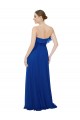 Ruffled Chiffon Strapless Bridesmaid Dress UK