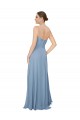 Draped Sweetheart Chiffon Bridesmaid Dress with Front Slit UK