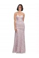 Floor Length Long Mermaid Lace Bridesmaid Dress / Prom Dress with Low Back UK