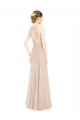 High Halter Neck Illusion Lace Bridesmaid Dress / Prom Dress with Chiffon Skirt and Keyhole Back UK