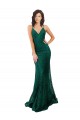 Black Tie Sleek Fishtail Shaped Long Lace Bridesmaid Dress / Prom Dress UK