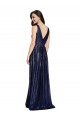 Long V-Neck Sparking Formal Sequin Bridesmaid Dress / Prom Dress with Low V-Back UK