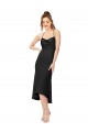 High Low Formal Silky Satin Cowl Neck Cocktail Midi Bridesmaid Dress / Prom Dress UK