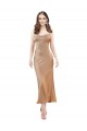 Cowl Neck Formal Silky Satin Midi Length Bridesmaid Dress / Cocktail Prom Dress Low Back UK
