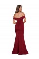 Off Shoulder Sleeves Sweetheart Neckline Long Formal Spandex Bridesmaid Dress / Prom Dress UK