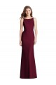 Open Cowl Back Bateau Neck Trumpet Bridesmaid Dress UK