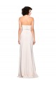 Strapless Crepe Fitted Bridesmaid Dress / Prom Dress with Twist Bow UK