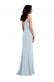 V Back Spaghetti Strap Maxi Bridesmaid Dress / Prom Dress with Pockets UK