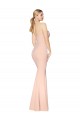 Sweetheart Shirred Neck Long Floor Length Formal Crepe Bridesmaid Dress / Prom Dress UK