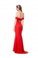 Cross Front and Back Bardot Sleeveless Formal Crepe Maxi Bridesmaid Dress / Prom Dress UK