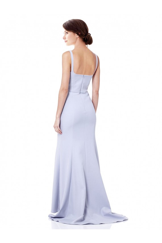 Sweetheart High Neck Sleeveless Formal Crepe Bridesmaid Dress / Prom Dress UK