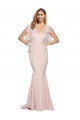 Double Bow Full Length Sweetheart Formal Crepe Bridesmaid Dress / Prom Dress with Tulle Overlay UK