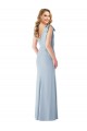 V-Back Bow Shoulder Trumpet Bridesmaid Dress / Prom Dress UK
