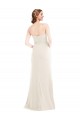Long Strapless Tuxedo Maxi Bridesmaid Dress / Prom Dress with Front Slit UK