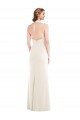 Halter Tuxedo Maxi Bridesmaid Dress / Prom Dress with Front Slit UK
