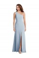 Bold One Shoulder Trumpet Maxi Formal Crepe Bridesmaid Dress / Prom Dress UK