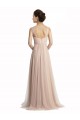 Sweetheart A-Line Tulle Draped Bridesmaid Dress UK