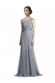 One Shoulder Tulle Fit and Flare Bridesmaid Dress UK