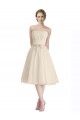 Strapless Short Cocktail Length Tulle Cocktail Bridesmaid Dress with Pleats UK