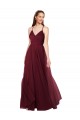 Beach-inspired Sweetheart Tulle Long Bridesmaid Dress UK