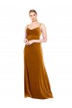 Long Velvet Cowl Neck Slip Bridesmaid Dress / Prom Dress UK