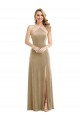 High Neck Halter Open Back Long Velvet Maxi Bridesmaid Dress / Prom Dress UK
